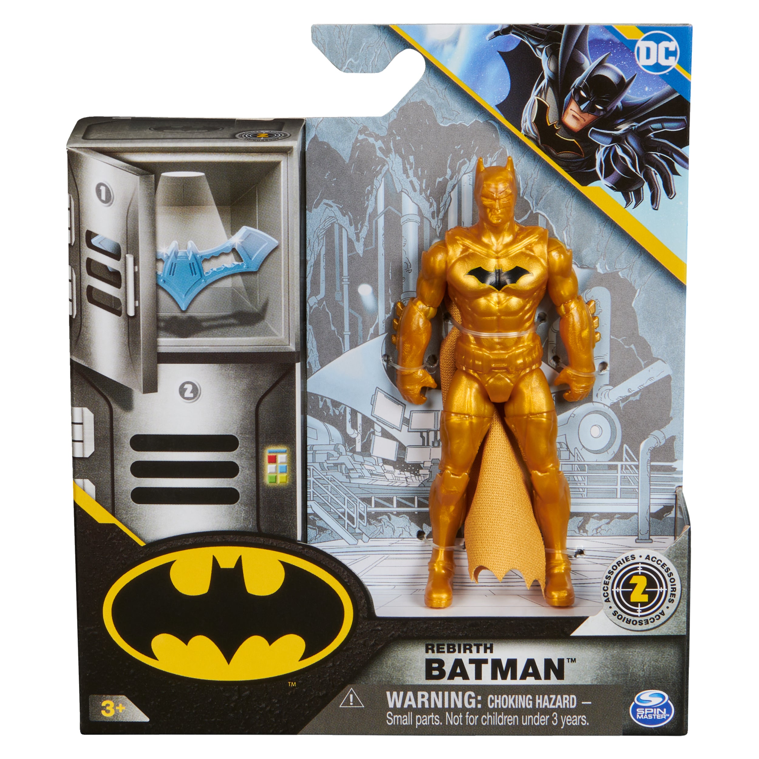 Hot! DC Comics 4-Inch Rare Rebirth Batman Action Figure S7 V2