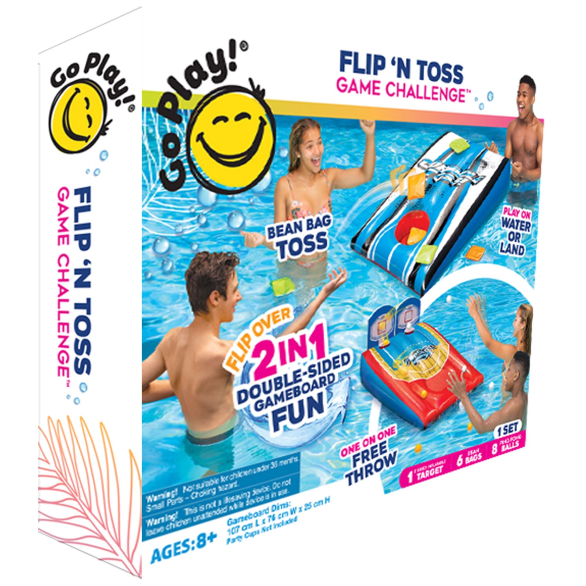 Hot Deal! Go Play's Flip and Toss Dual-Game Challenge for All Ages Fun