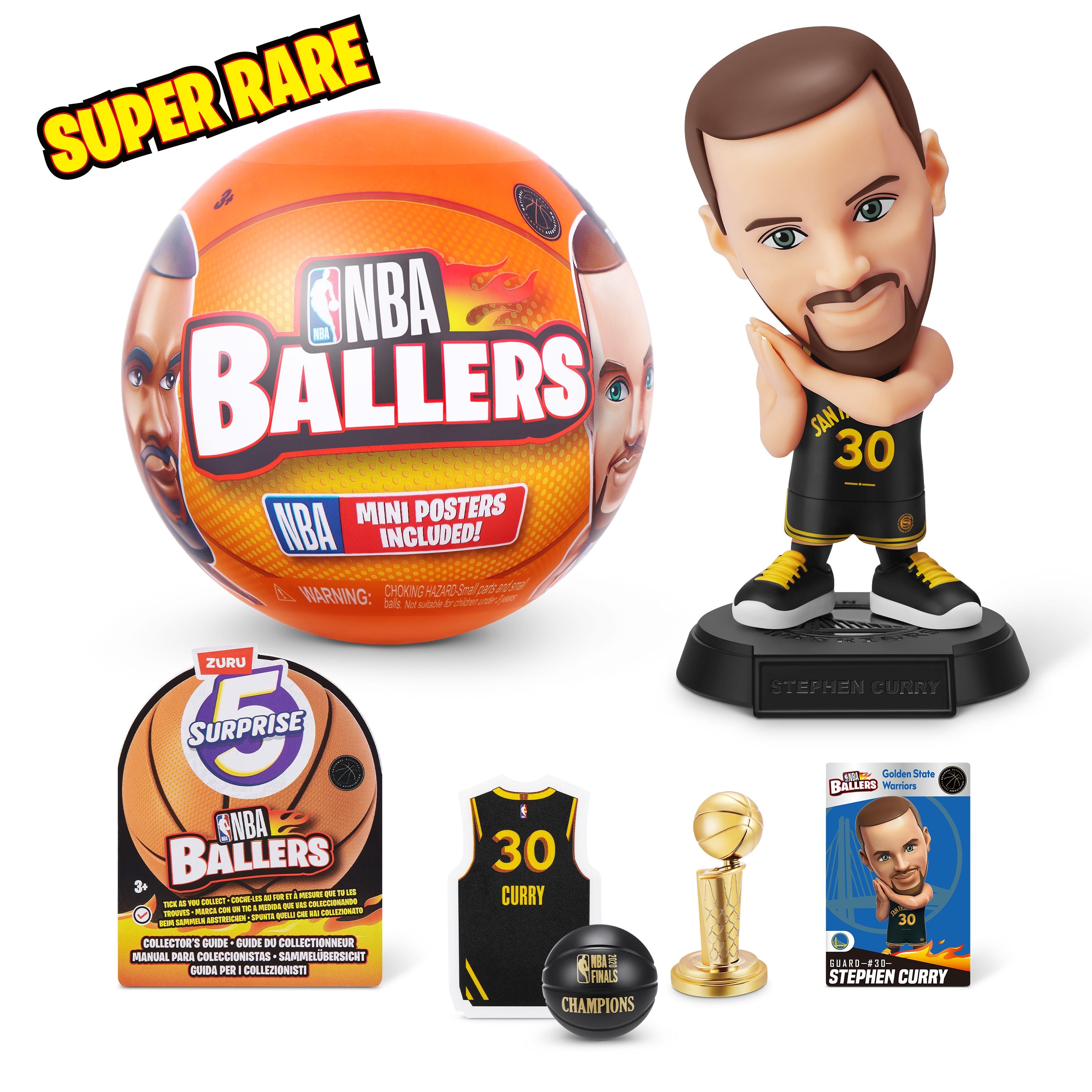 ZURU 5 Surprise Assorted Styles NBA Ballers Collectible Set