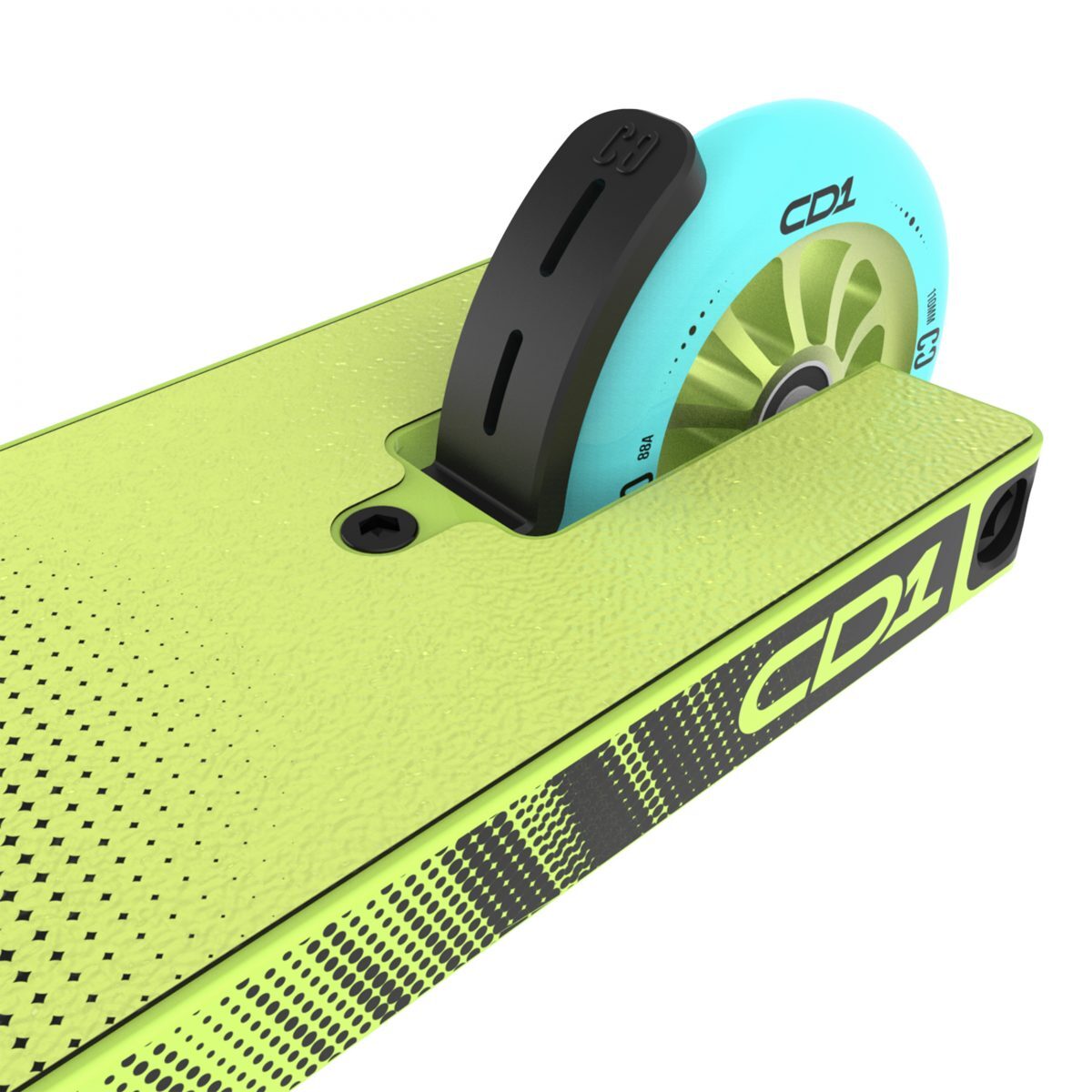 Hot Deal! Core CD1 Lime/Blue Complete Stunt Scooter for Beginners