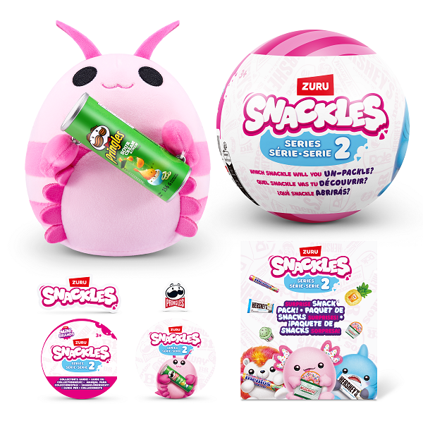 ZURU Snackles Small Plush Toys S2 - Assorted Adorable Styles, Must - Collect!