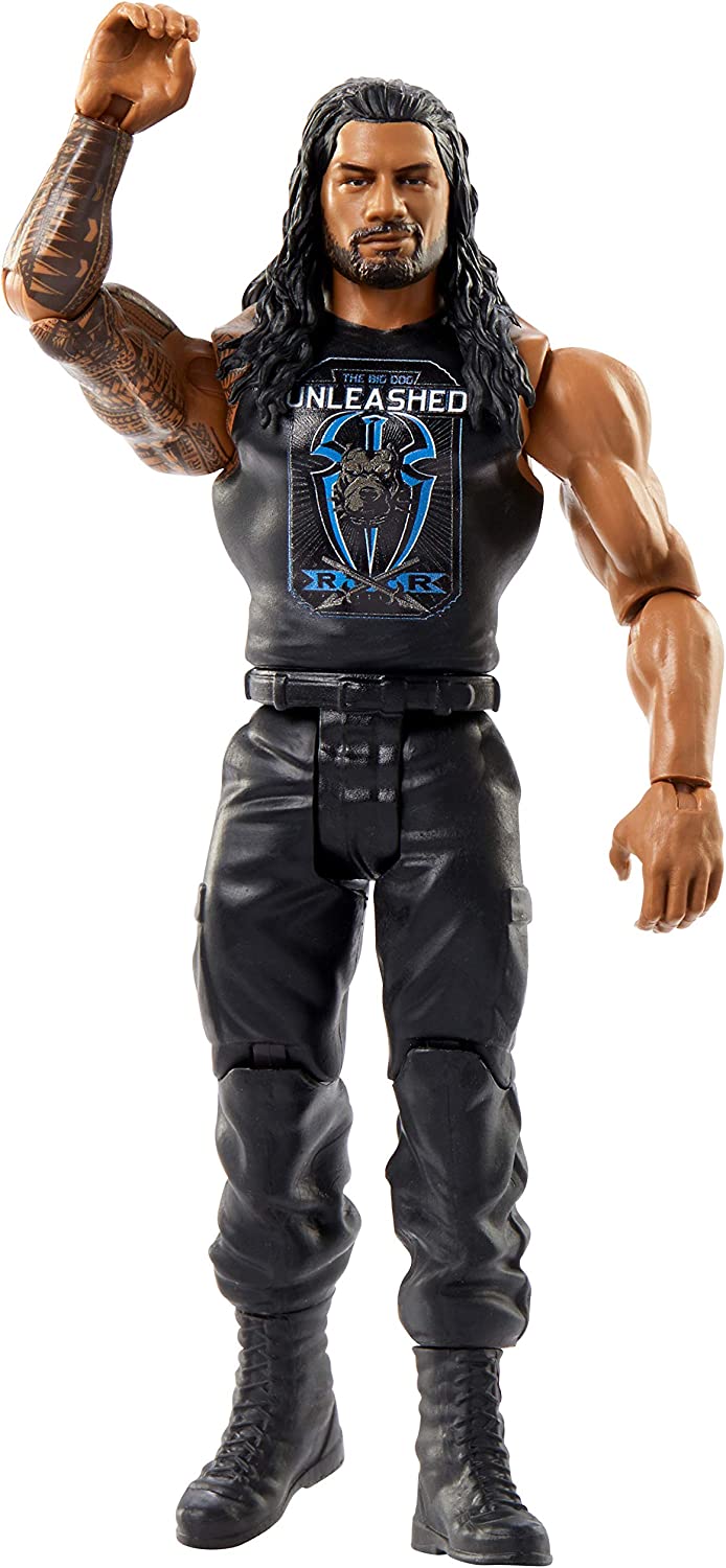 Series 108 WWE Basic Action Figure - Authentic Roman Reigns, Approx 6-Inch