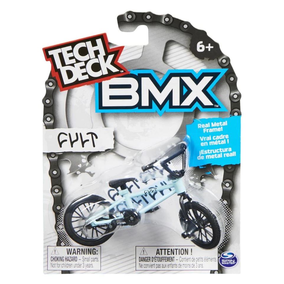 Tech Deck Cult White Single BMX - Awesome Replica!
