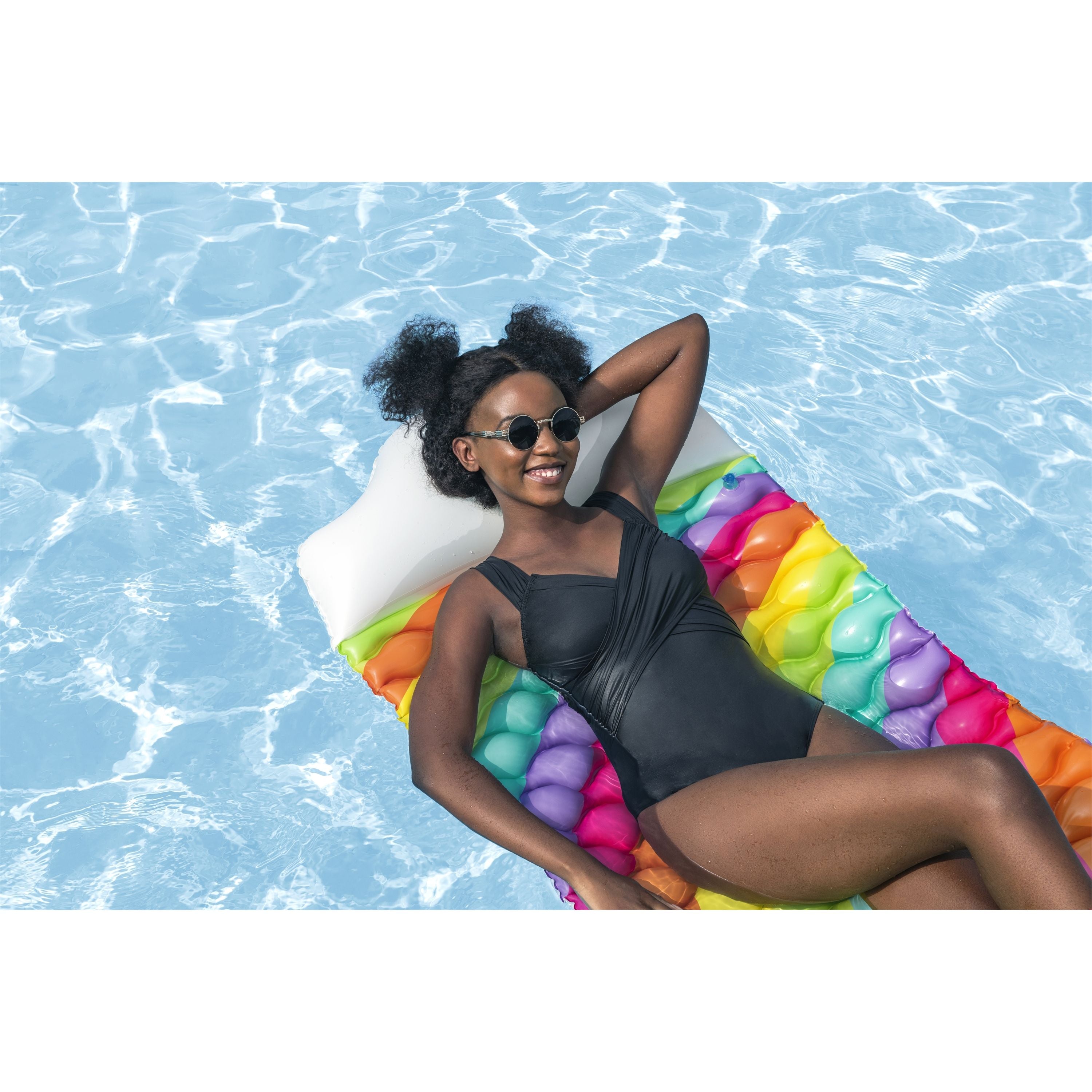 Best Selling Bestway Floating Pool Mat - Rainbow Dreams for Summer Fun