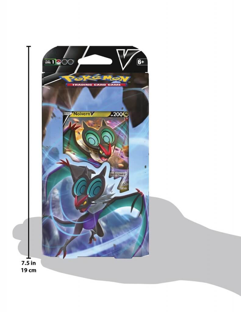 Hot! Pokemon TCG Rayquaza & Noivern V Assorted Battle Decks