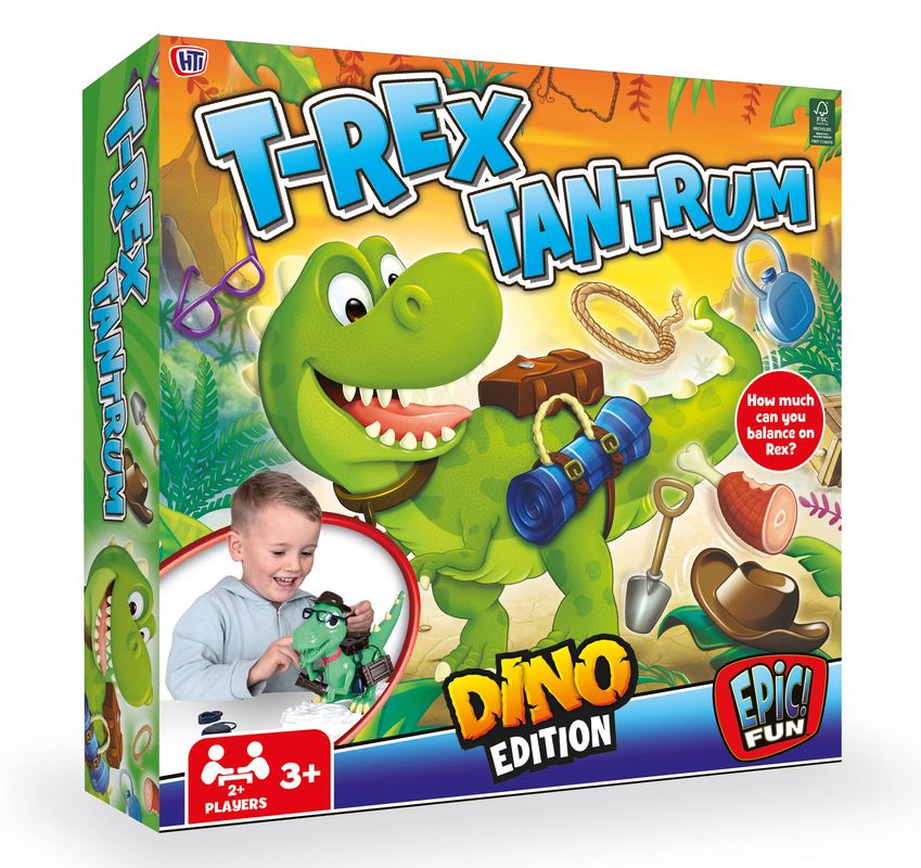 Hot Sale: T-Rex Tantrum Interactive Board Game for Kids Aged 3+