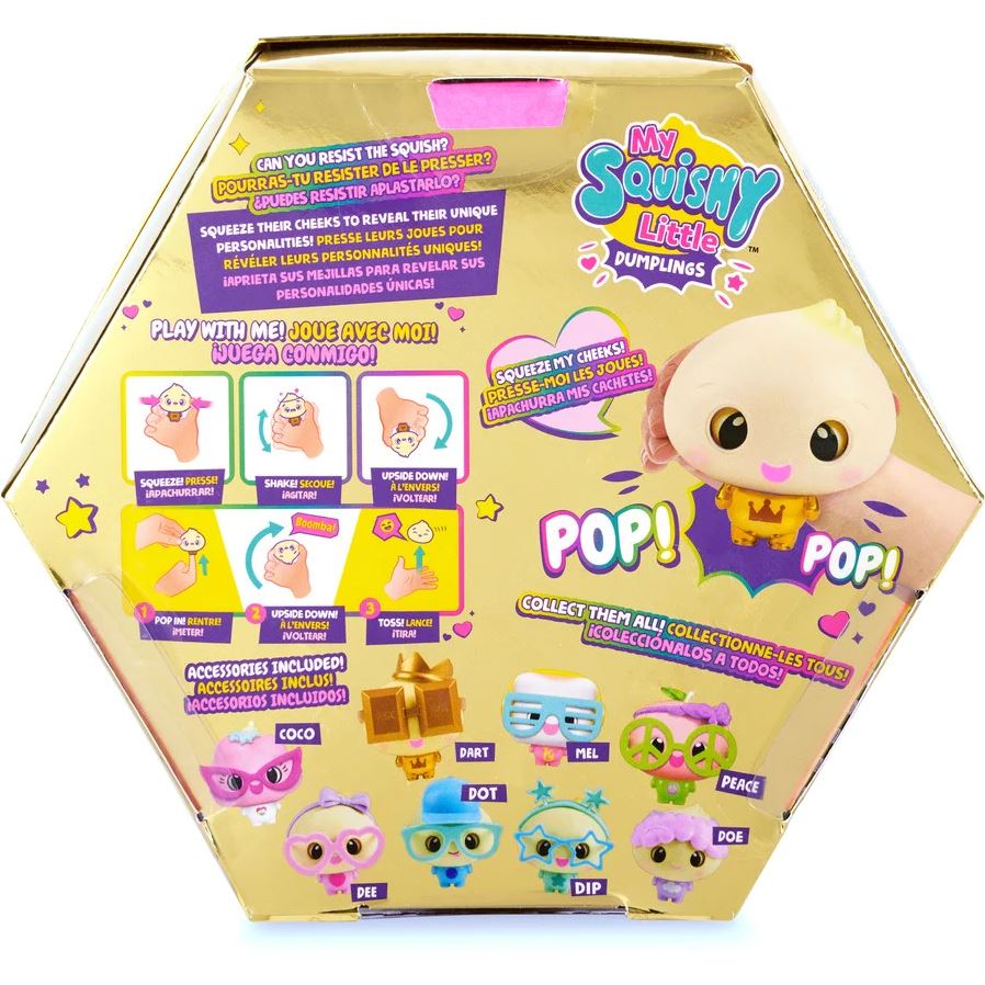 Assorted Styles of Adorable Squishy Little Golden Dumplings