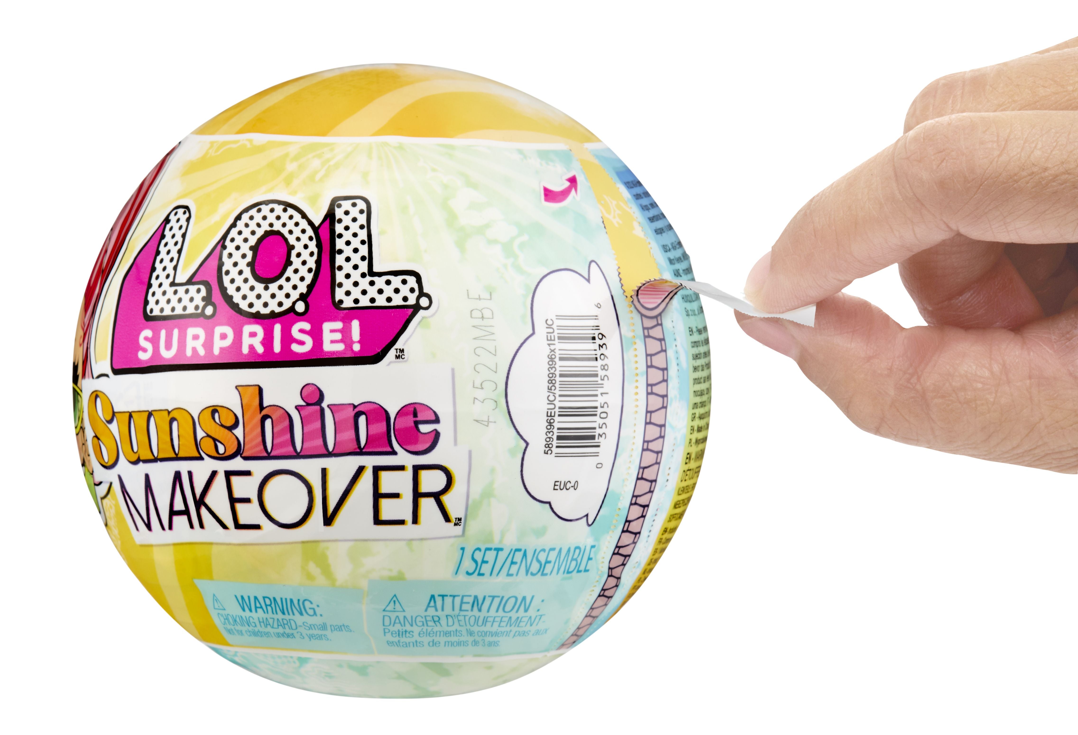 L.O.L. Surprise! S23 Sunshine Makeover UV Color - Change Doll Surprise Ball - Great Gift!