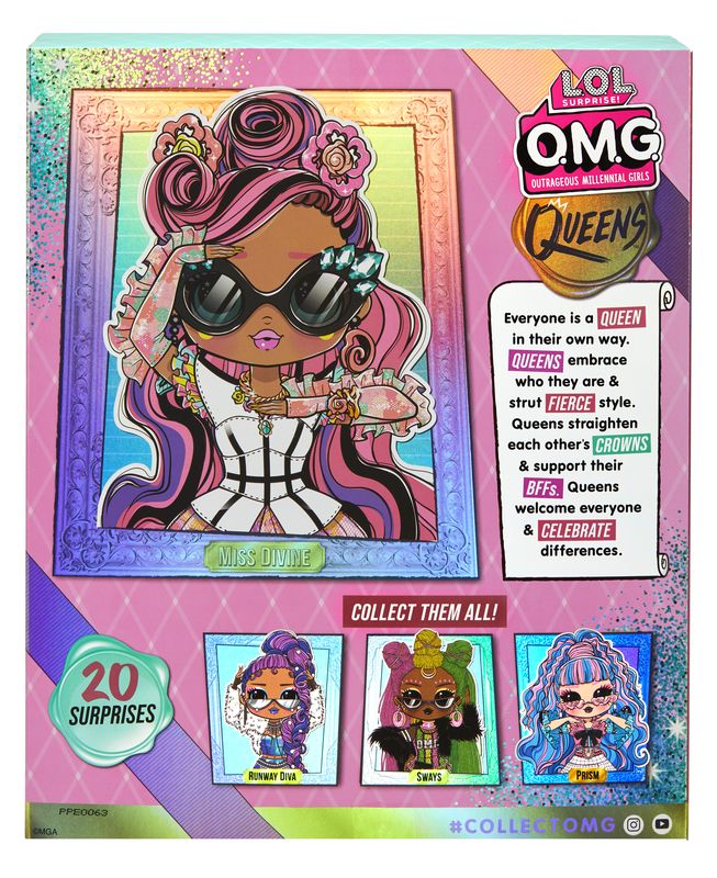 Hot! LOL Surprise O.M.G. Queens Doll - Miss Divine