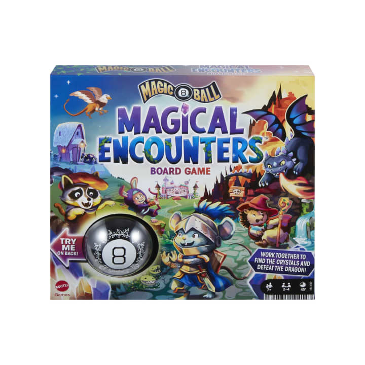 Magic 8 Ball Magical Adventure Board Game for Family Fun