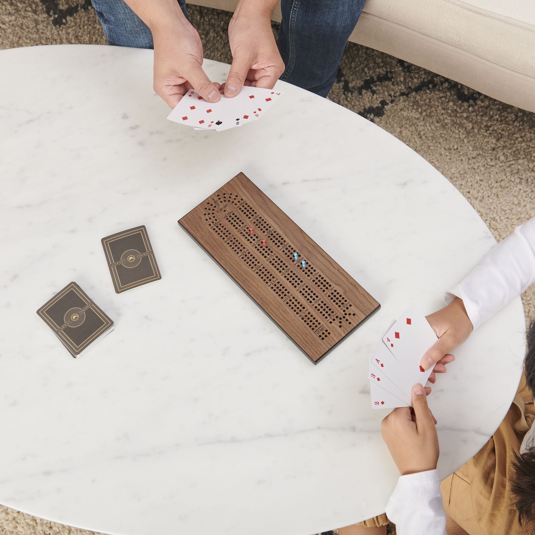 Cardinal Games Legacy Deluxe Cribbage - A Must - Have Family Game