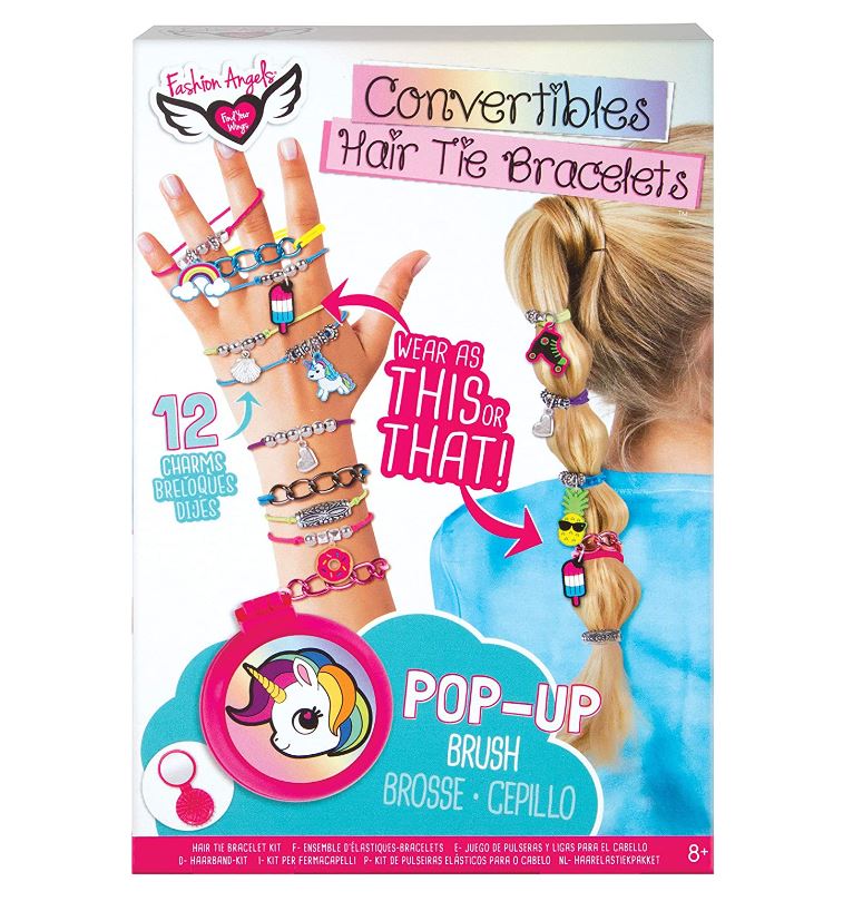 Crayola Fashionable Convertible Hair Tie Bracelets Kit - Great for Kids
