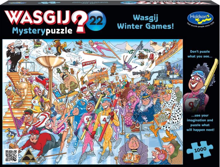 Get Your Hands on the Wasgij Mystery 22 Winter Games 1000 - Piece Jigsaw Puzzle Now