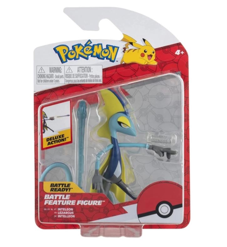 Hot! 4.5 - inch Inteleon Pokémon Battle Feature Figure
