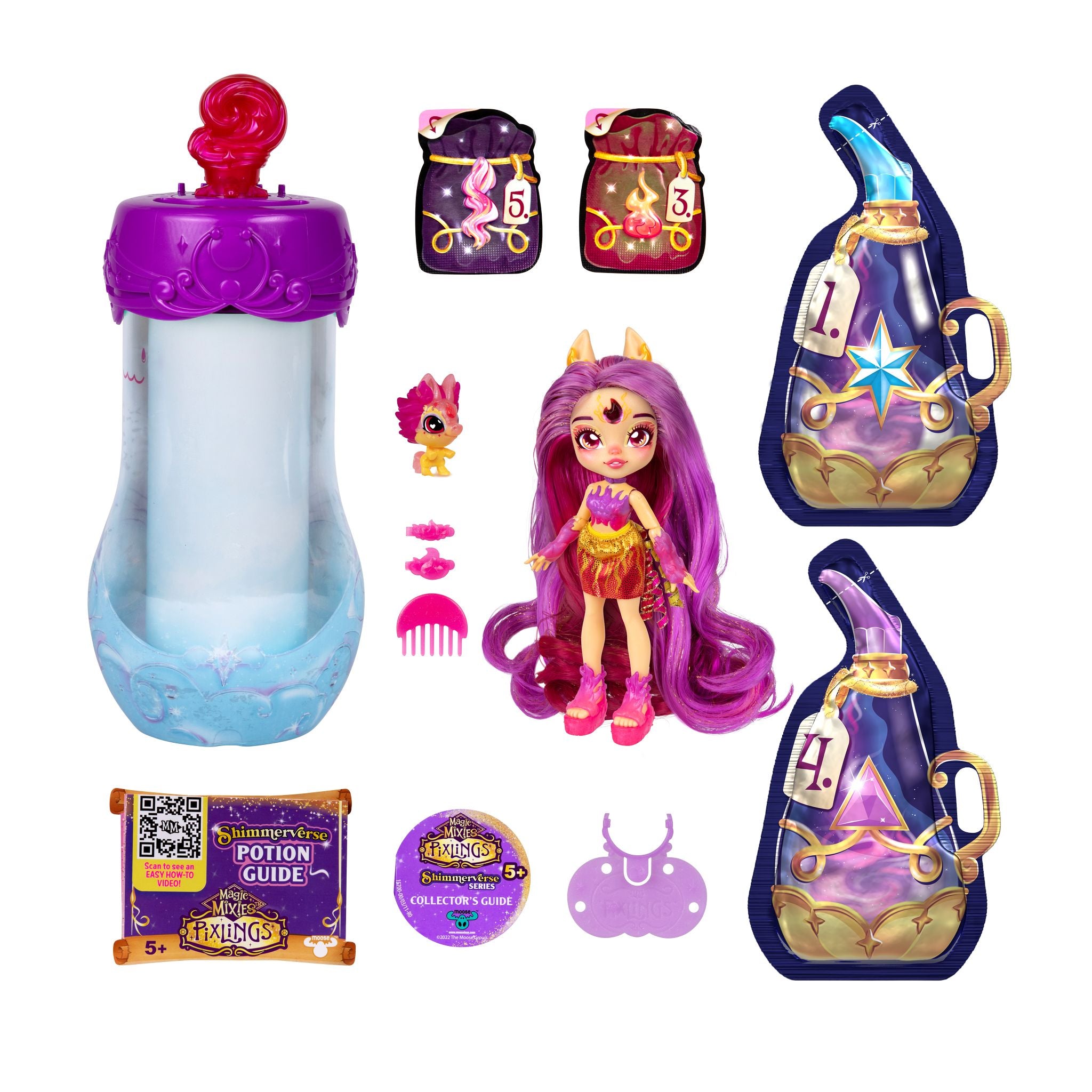 Hot Deal! Magic Mixies Pixlings Deluxe Pack - Pippa The Firehorse Pixling