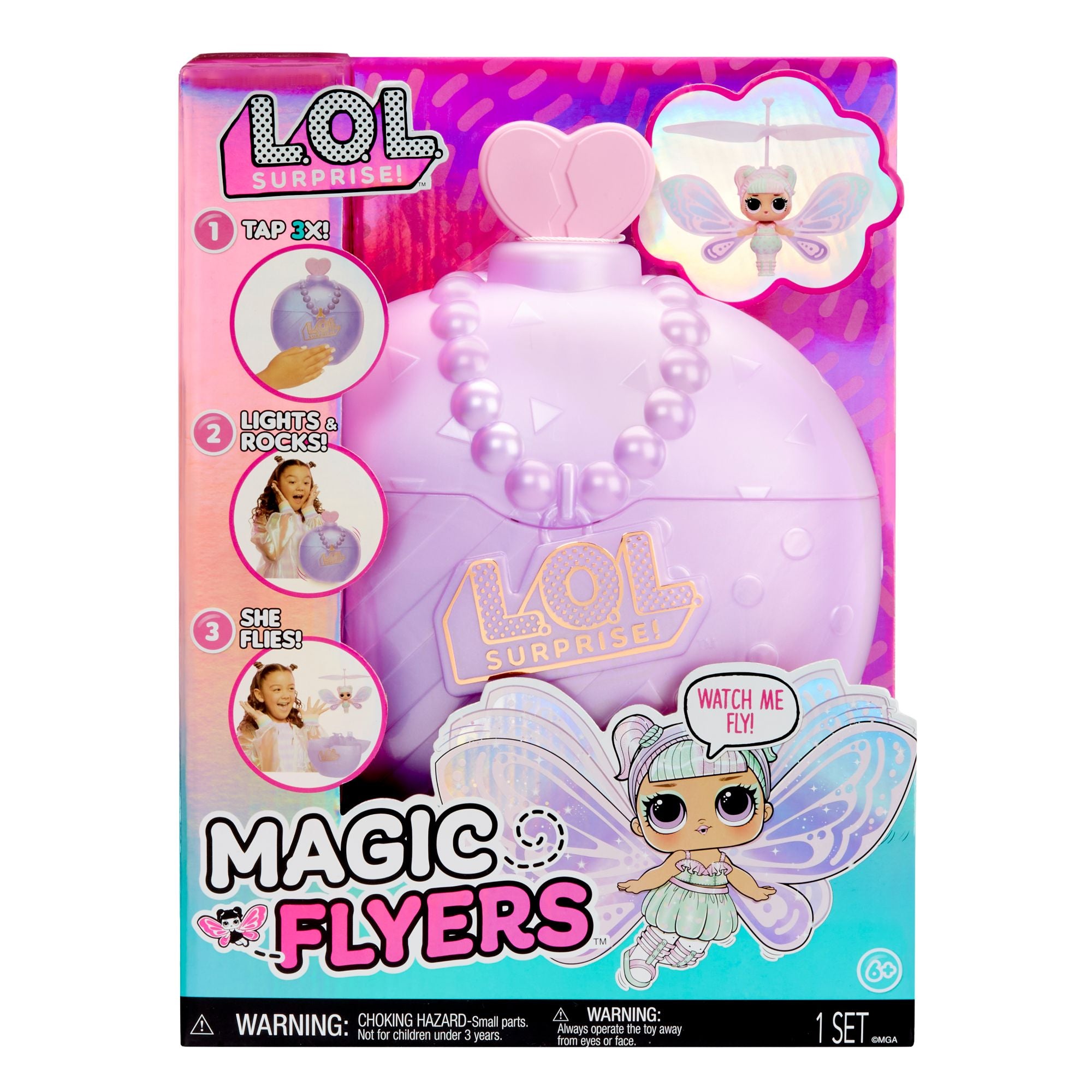 Hot Sale! L.O.L. Surprise Magic Flyers Collectible Doll - Sweetie Fly with Fashion Wings