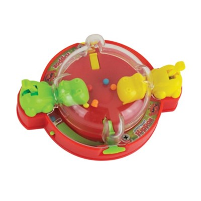 Get the Miniature Classic! Worlds Smallest Hungry Hippos Marble - Chomping Game