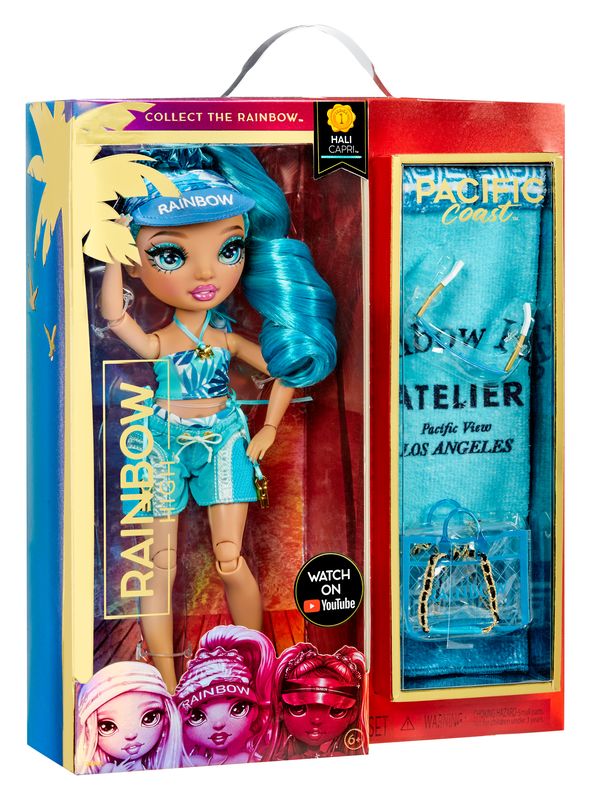 Hot Deal! Rainbow High Pacific Coast Fashion Doll - Hali Capri with Cool Features