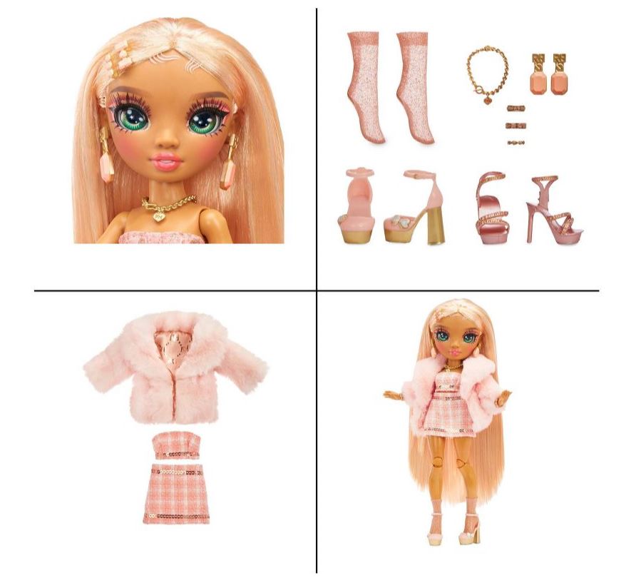 Rainbow High Rainbow Vision Diva Doll - Sabrina St. Cloud in Rose - Quartz Pink