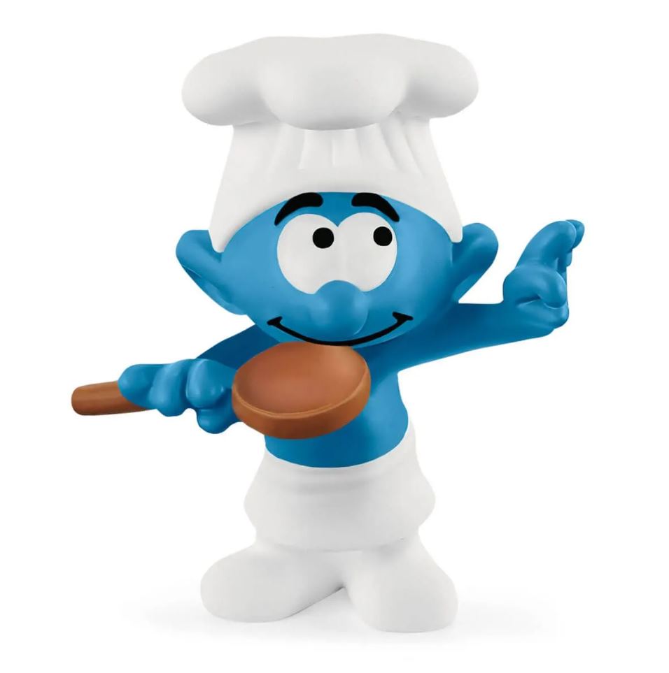 Exquisitely Detailed Schleich Chef Smurf Figurine