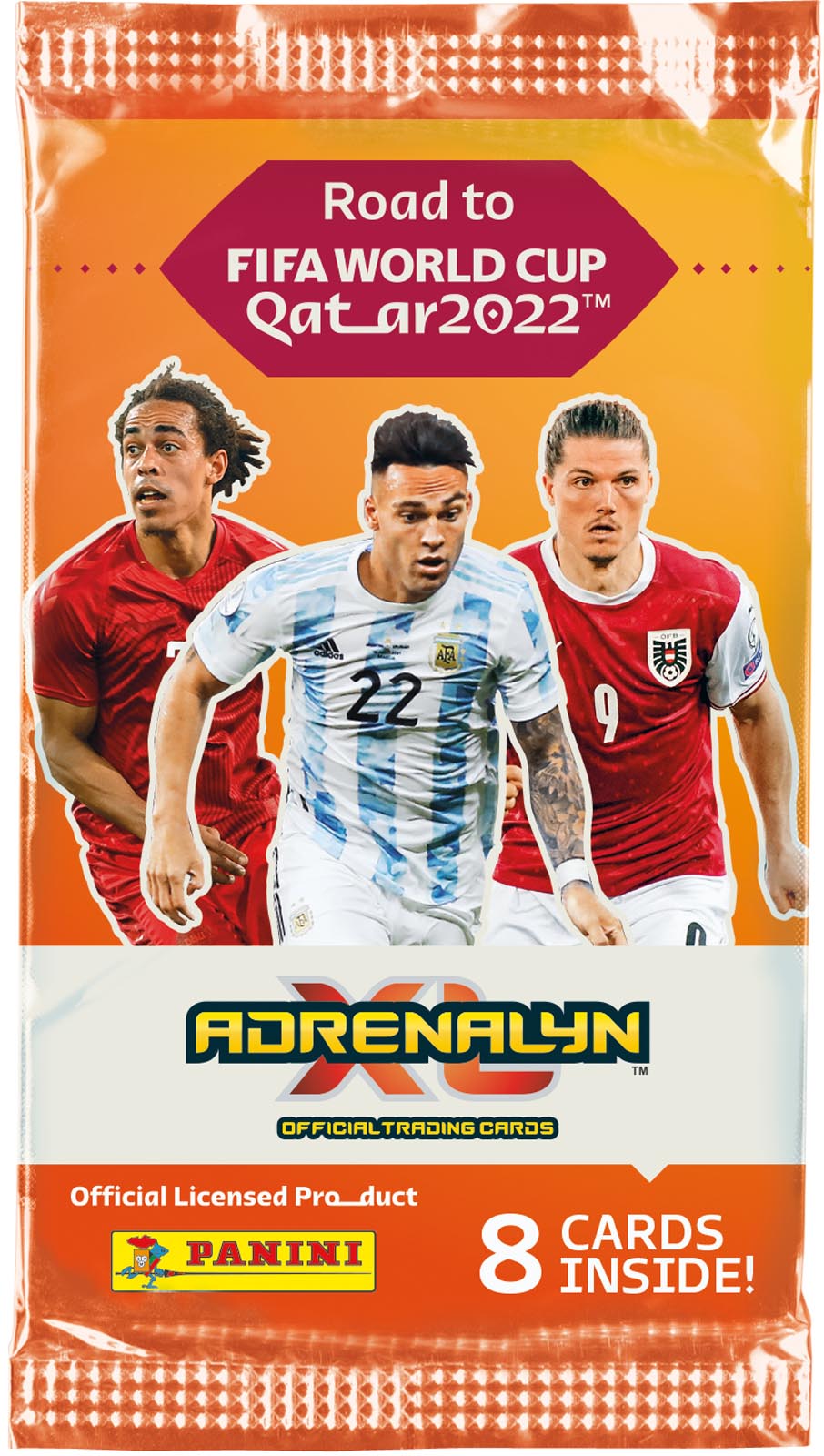 2022 FIFA World Cup Panini 8 - Card Trading Card Booster Pack