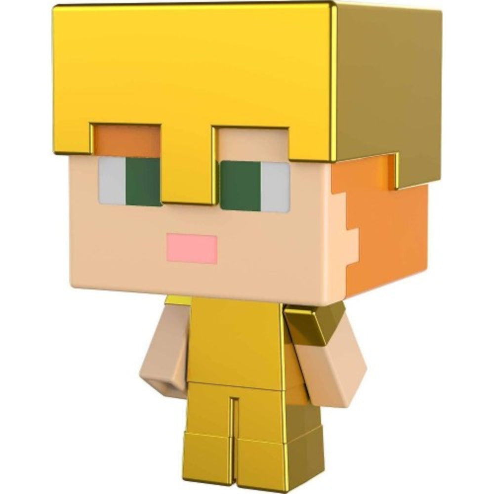 Hot Sale! Minecraft Mob Head Minis - Golden Armour Steve Action Figure for Fans