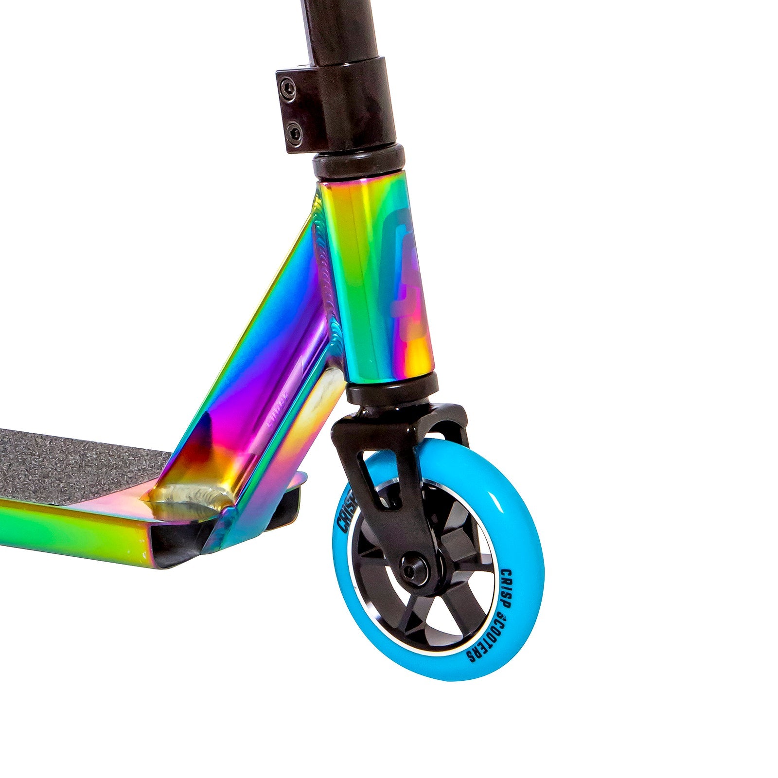 Hot Deal! Crisp Surge Chrome Blue Black Bars Scooter