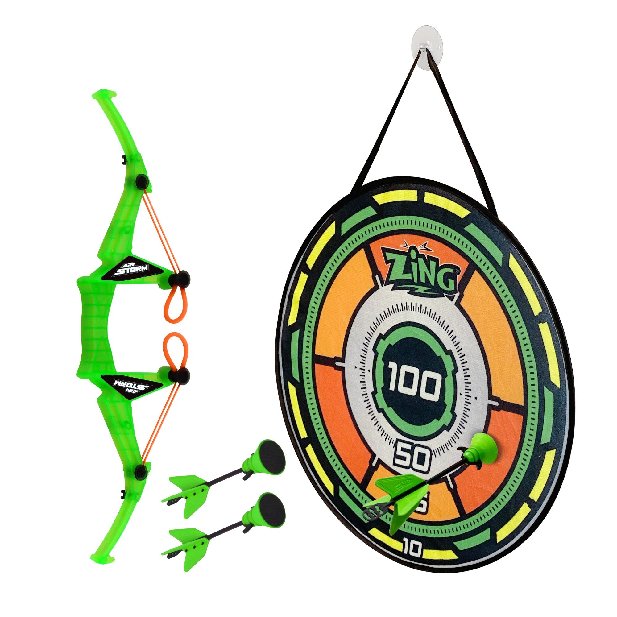 Zing Air Storm Assorted Styles Bullz-Eye Lightweight Archery Bow Set