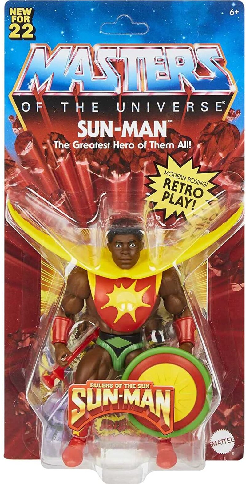 Hot Sale! Masters Of The Universe Origins 5.5-Inch Action Figure - Sun-Man