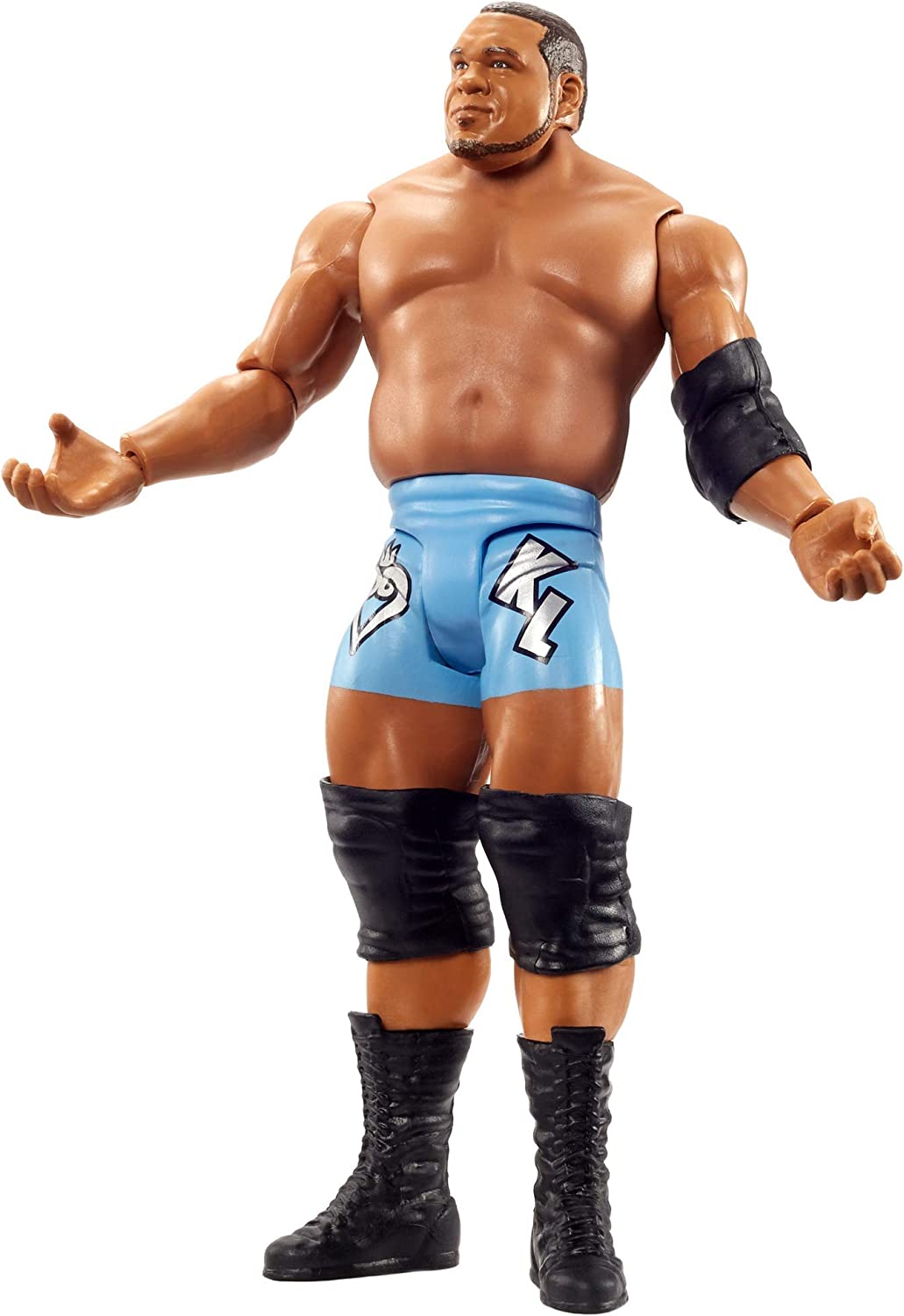WWE Basic Action Figure - Series 104, Realistic Keith Lee, About 6 - Inch