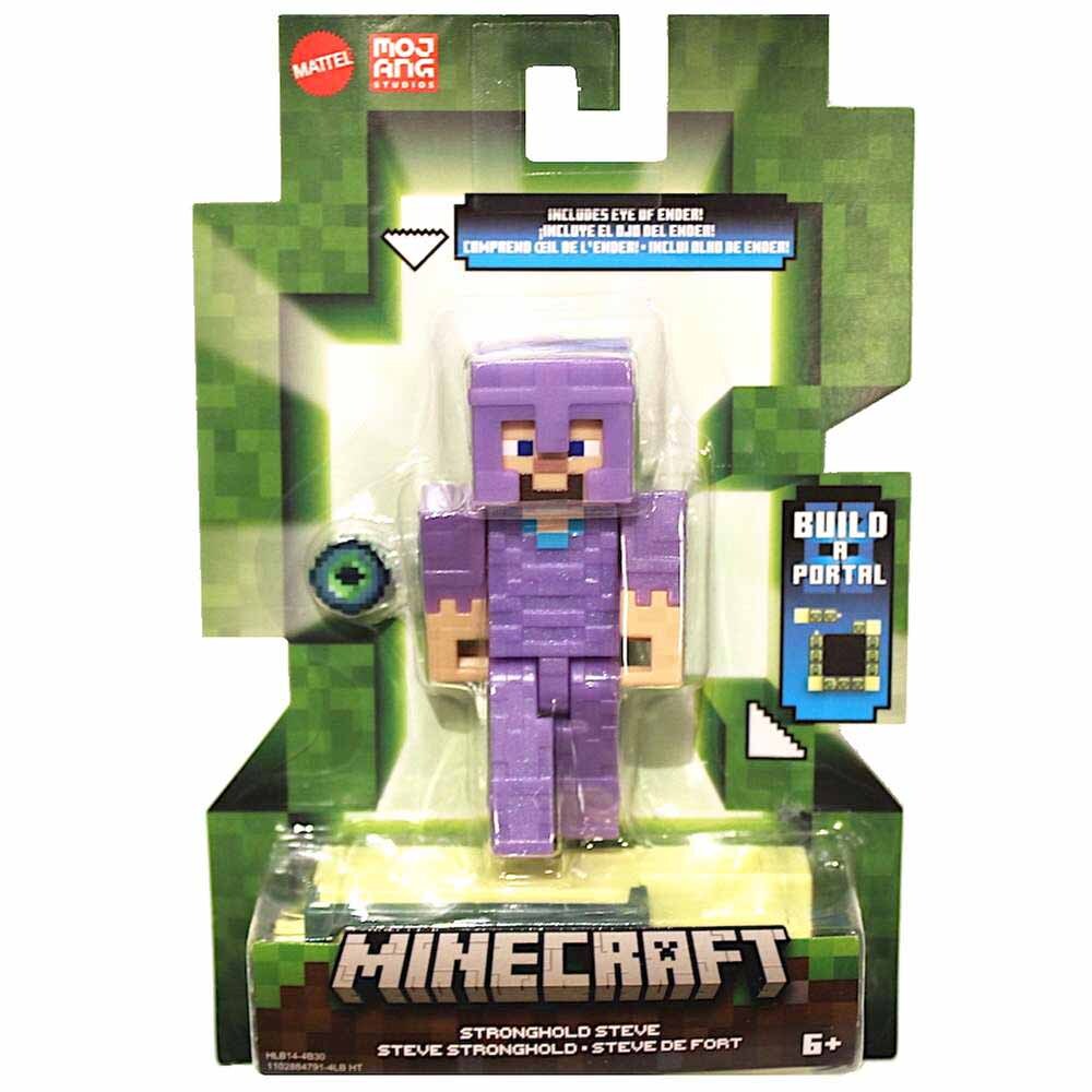 Hot Sale! 8.25cm Scale Minecraft Build - A - Portal Action Figure - Stronghold Steve