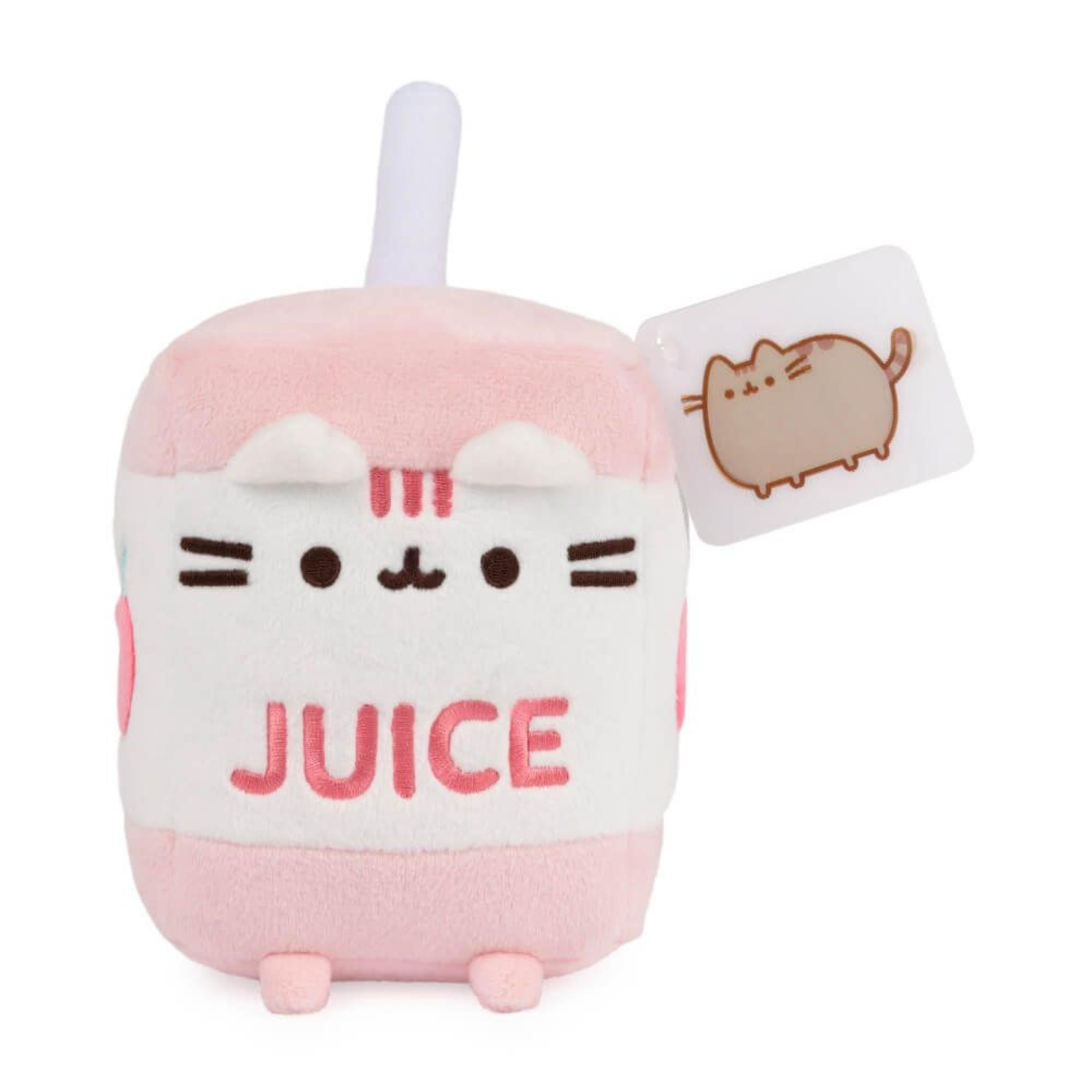 19cm Adorable Pusheen Plush in Apple Juice Box Design