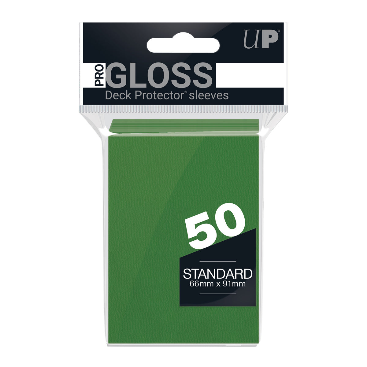 Ultra PRO Standard Pro Gloss Deck Protector Sleeves - 50 Pack Green, Top Quality!