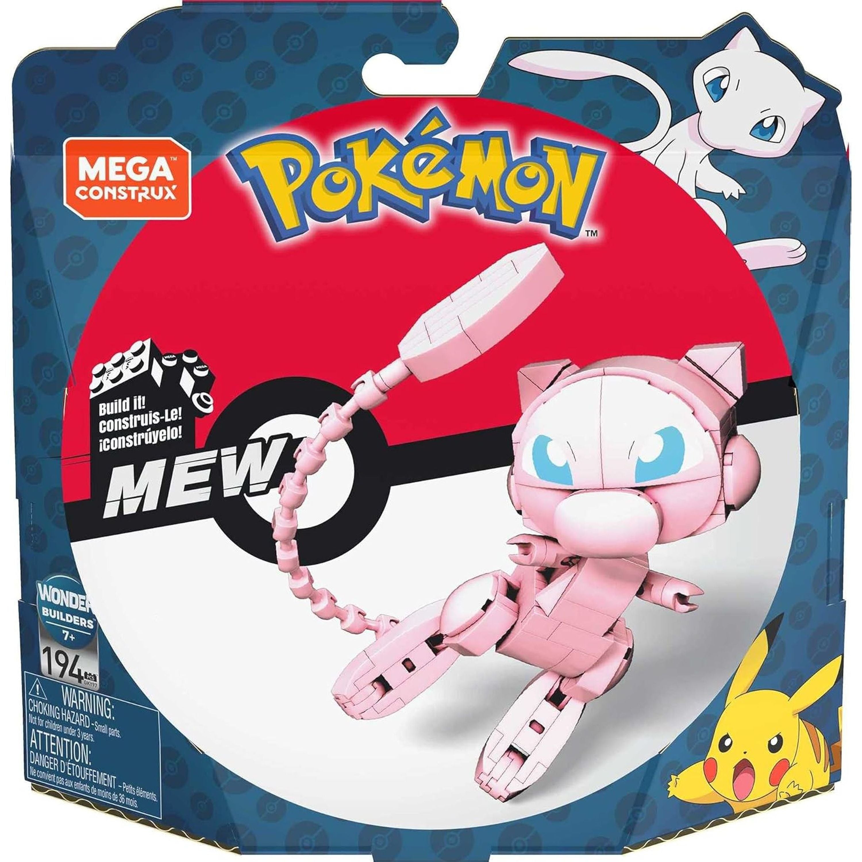 Hot Deal! MEGA Construx Pokémon Building Set - Construct and Display Legendary Mew