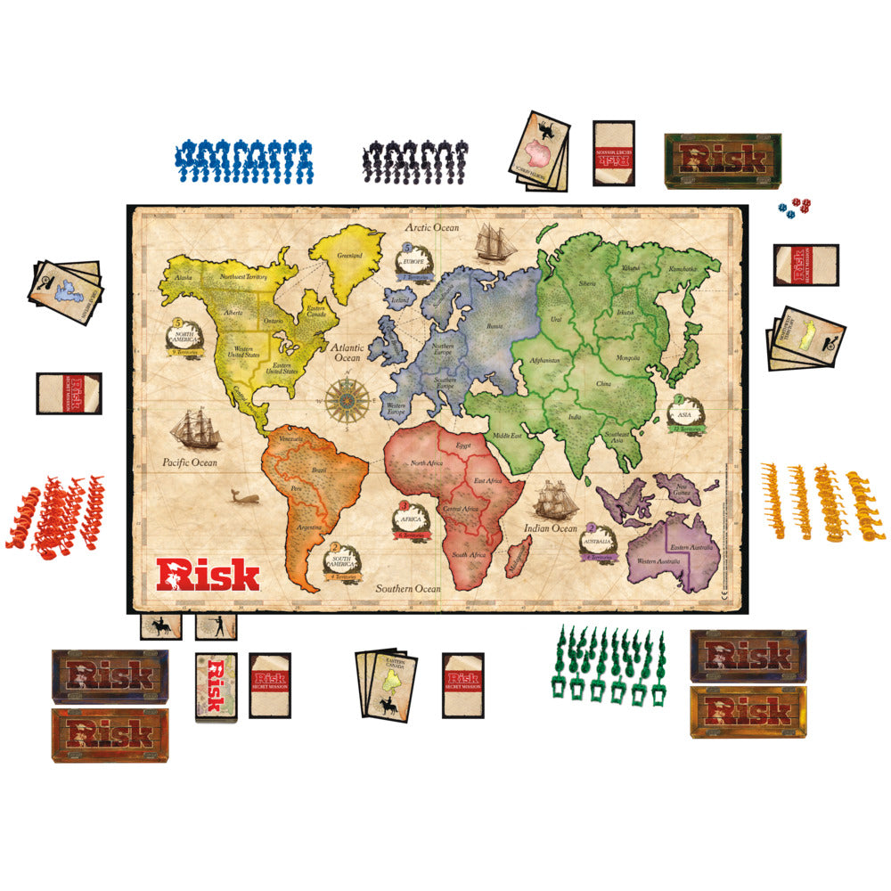Hot! Risk Board Game - Strategic World Conquest