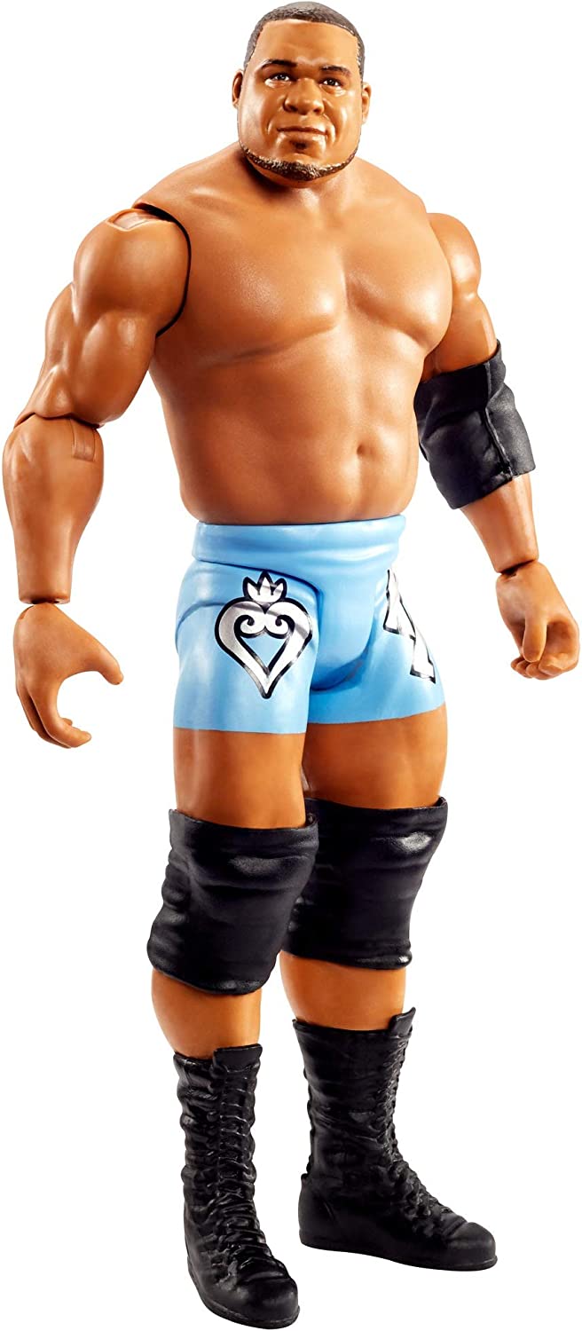WWE Basic Action Figure - Series 104, Realistic Keith Lee, About 6 - Inch
