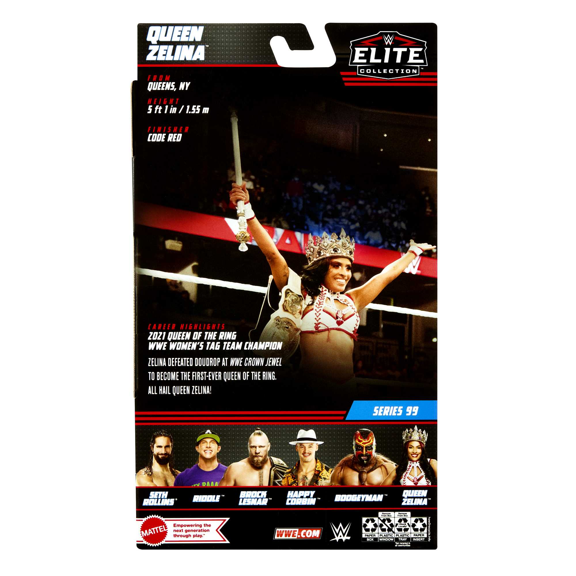 Hot Sale! WWE Elite Collection Series 99 Action Figure - Queen Zelina for Collectors and Kids