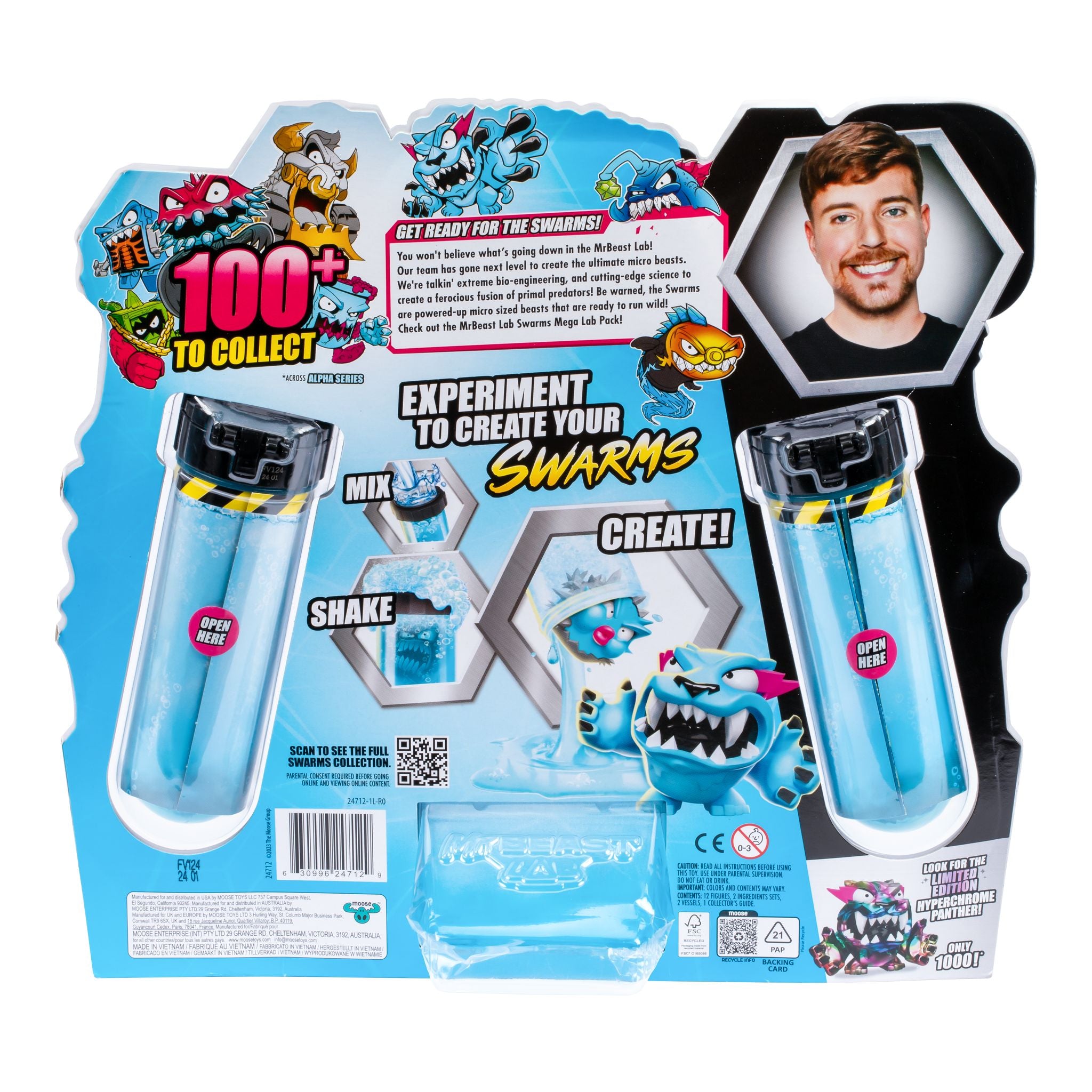 MrBeast Lab Swarms 12-Pack Assortment: Exclusive Characters!