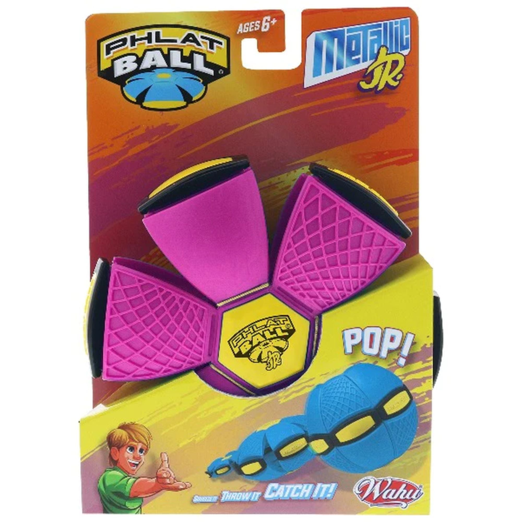 Metallic Assorted Styles Phlat Ball Jr. - Transformable Sports Toy