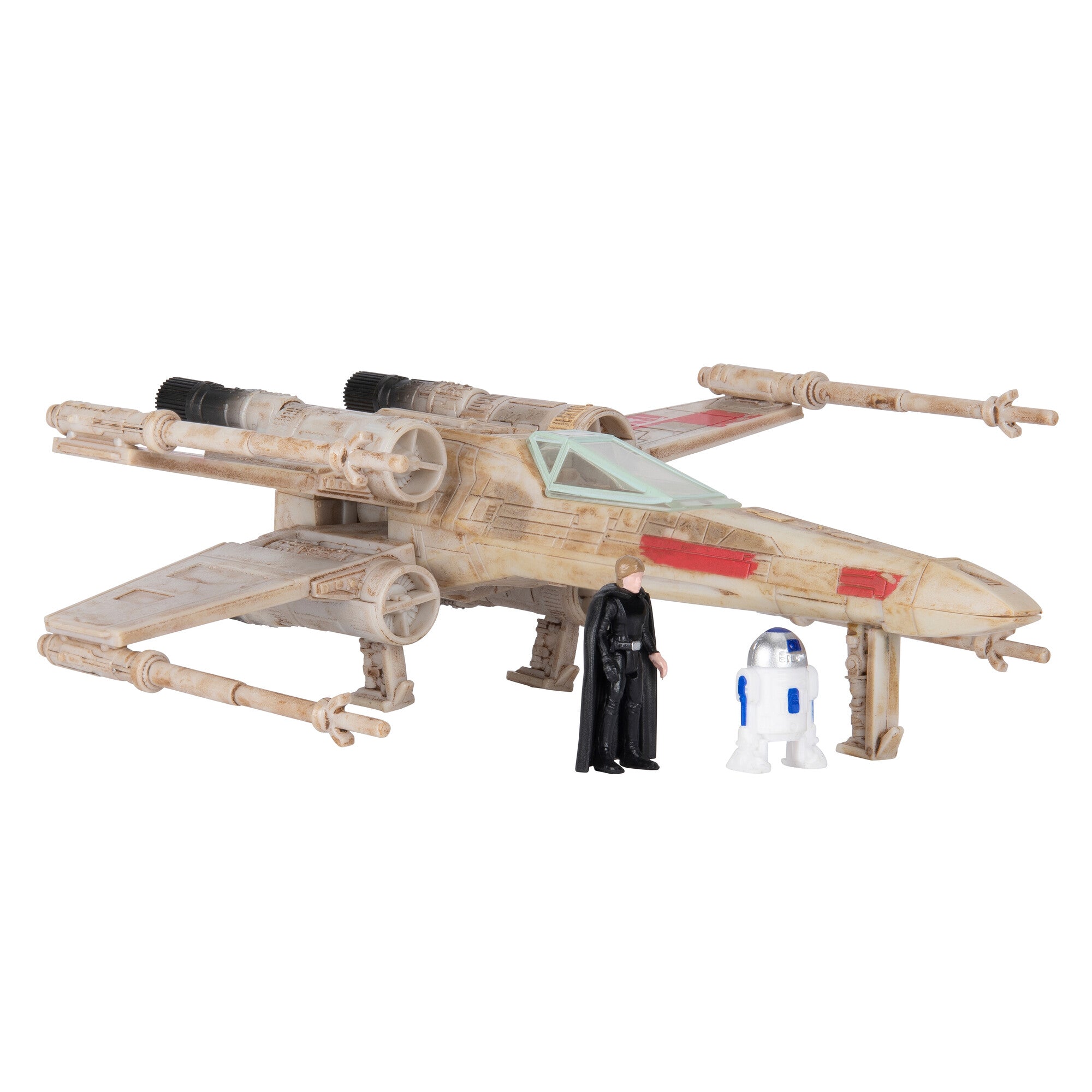 Star Wars 5-Inch Micro Galaxy Squadron 0018 Jedi Luke Skywalker's X-Wing Vehicle & Figure Set