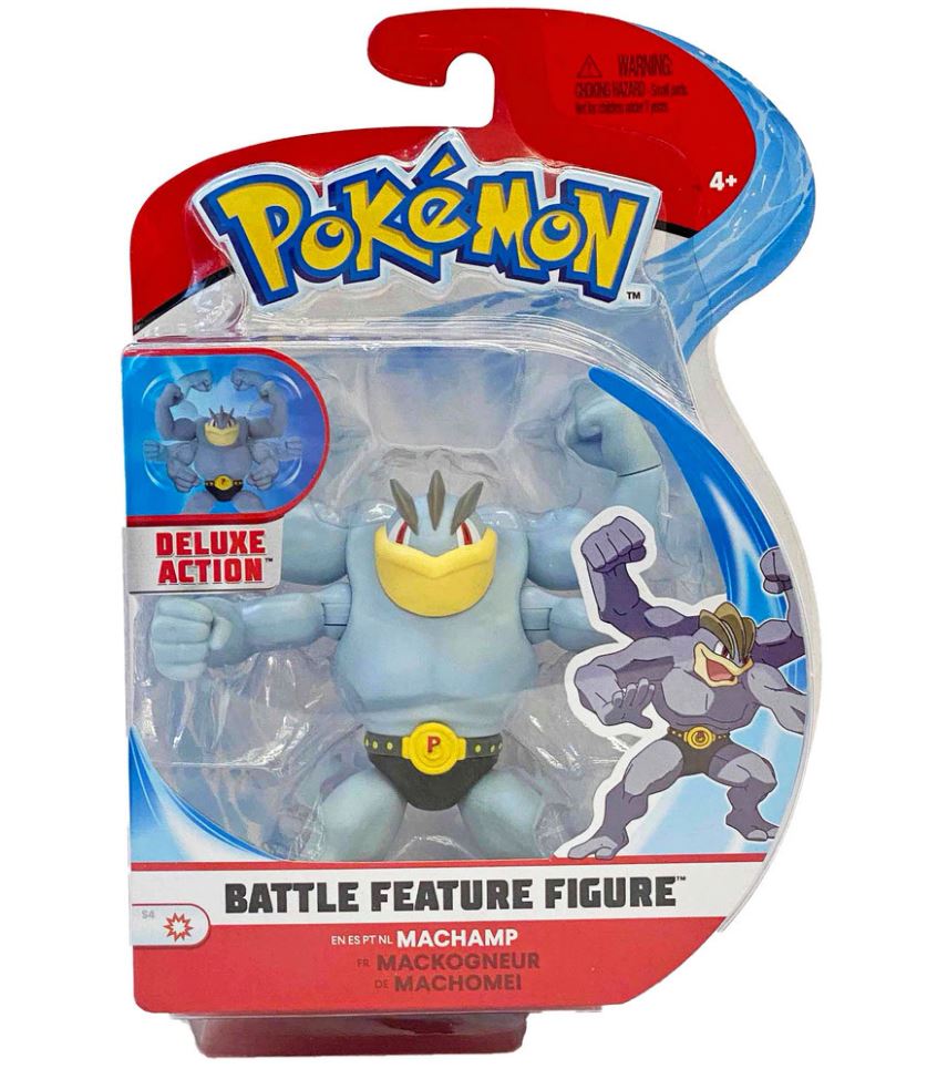 Hot Deal! 4.5 - inch Machamp Pokémon Battle Feature Figure