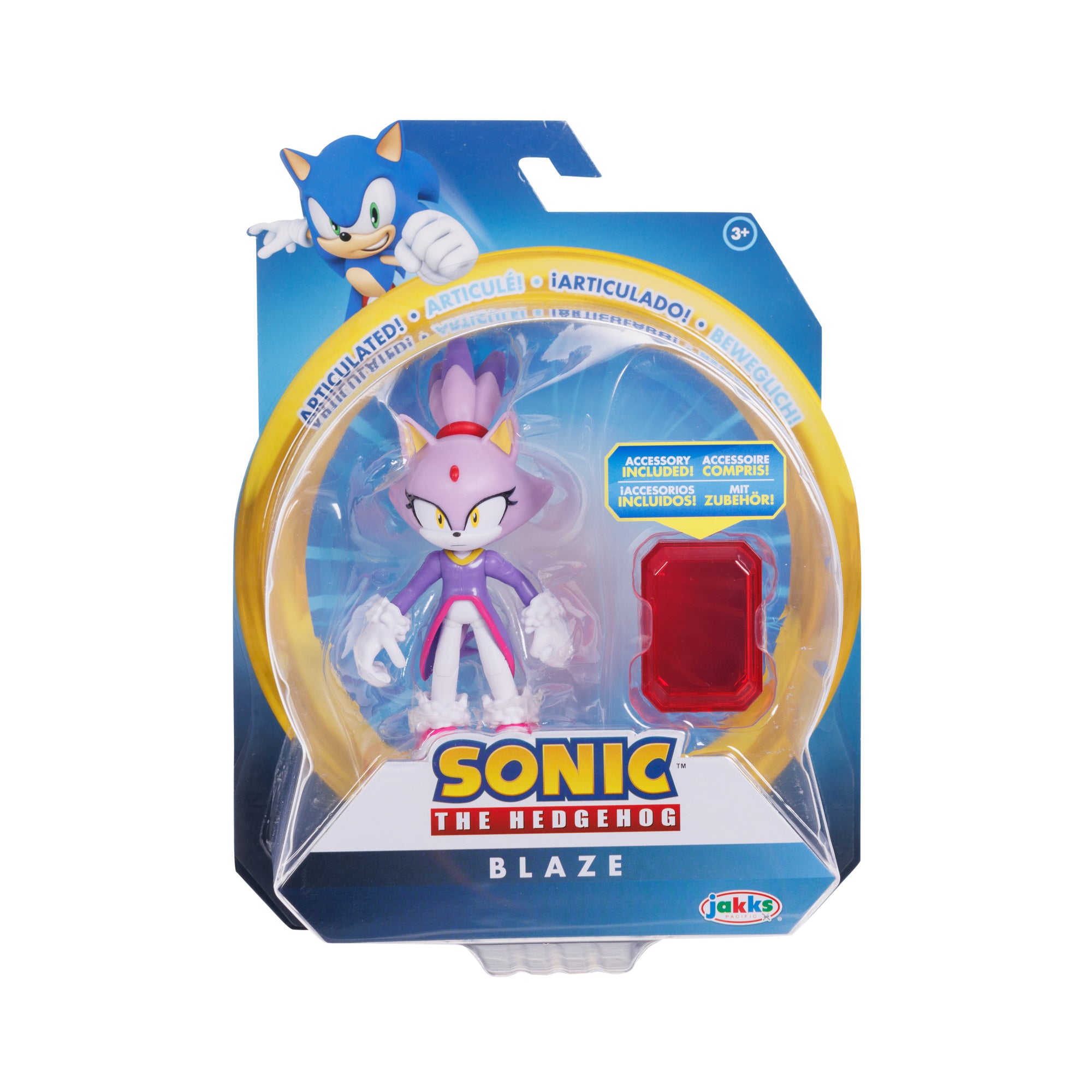 4-Inch Articulated Modern Blaze Sonic Collectible Figures W14