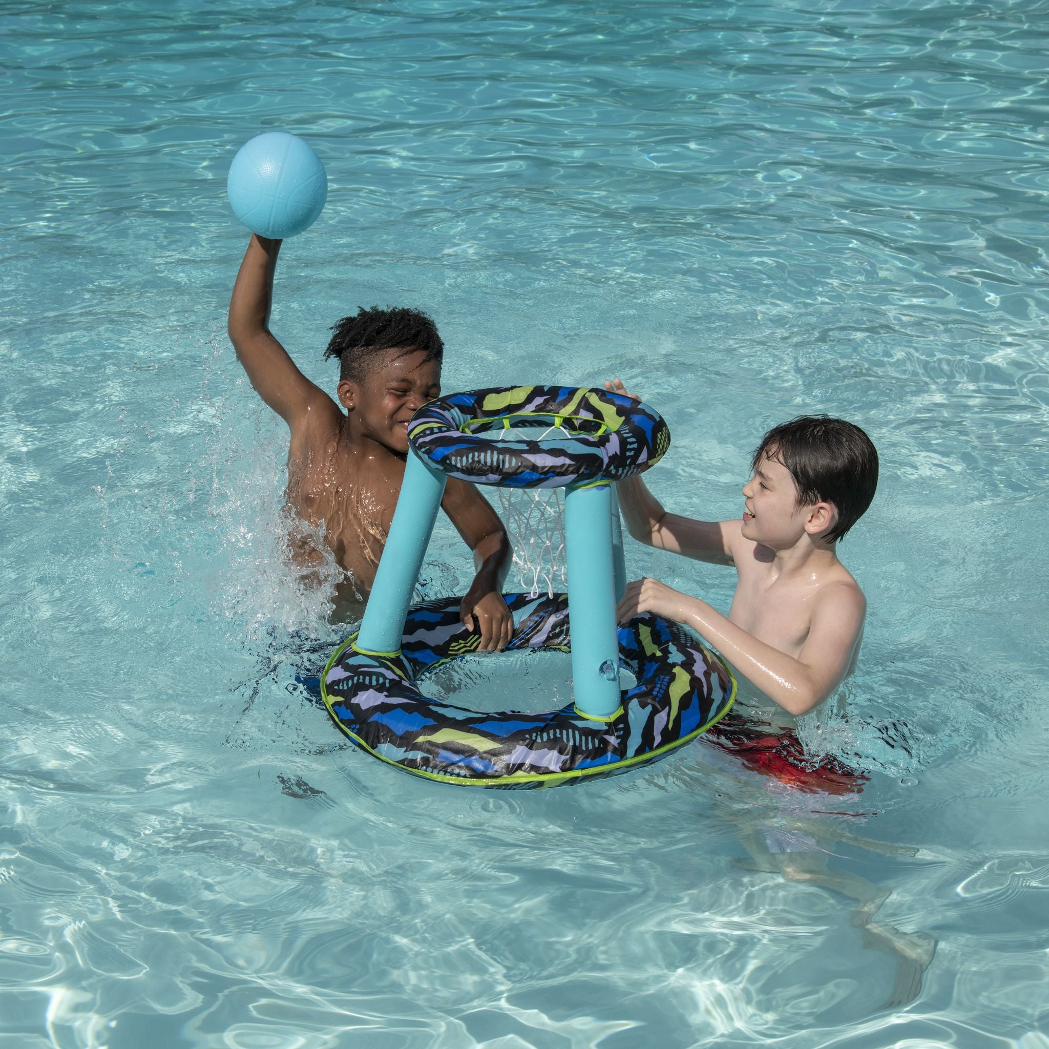 Hot Sale! Coop Hydro Inflatable Spring Hoops with Textured Pro - styled Basketball for Ages 5+