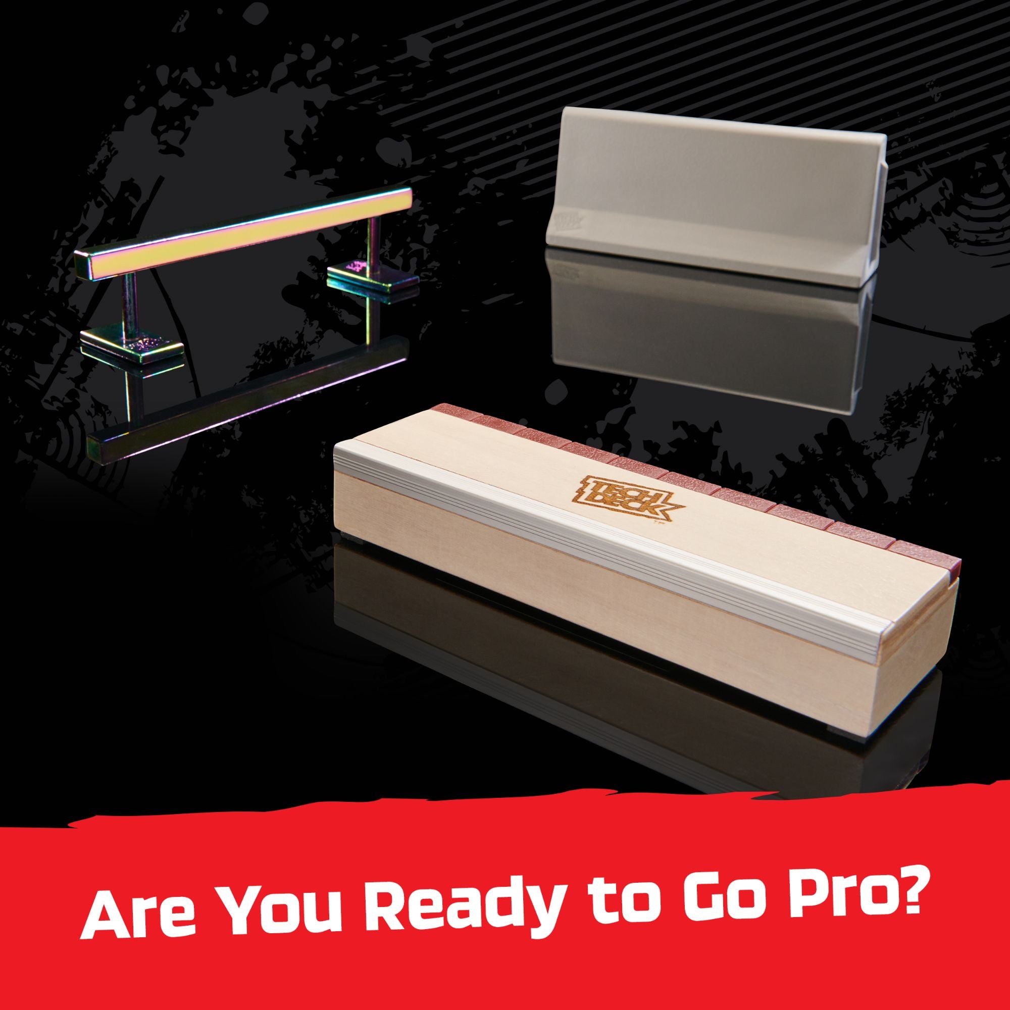 Tech Deck Pro Series Daily Grind Pack - Premium Obstacle Set