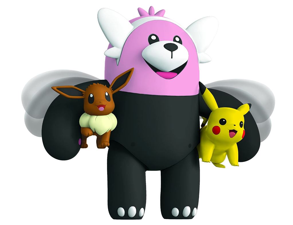 4.5 - inch Authentic Pokemon Battle Figure - Bewear with Dynamic Mechanisms