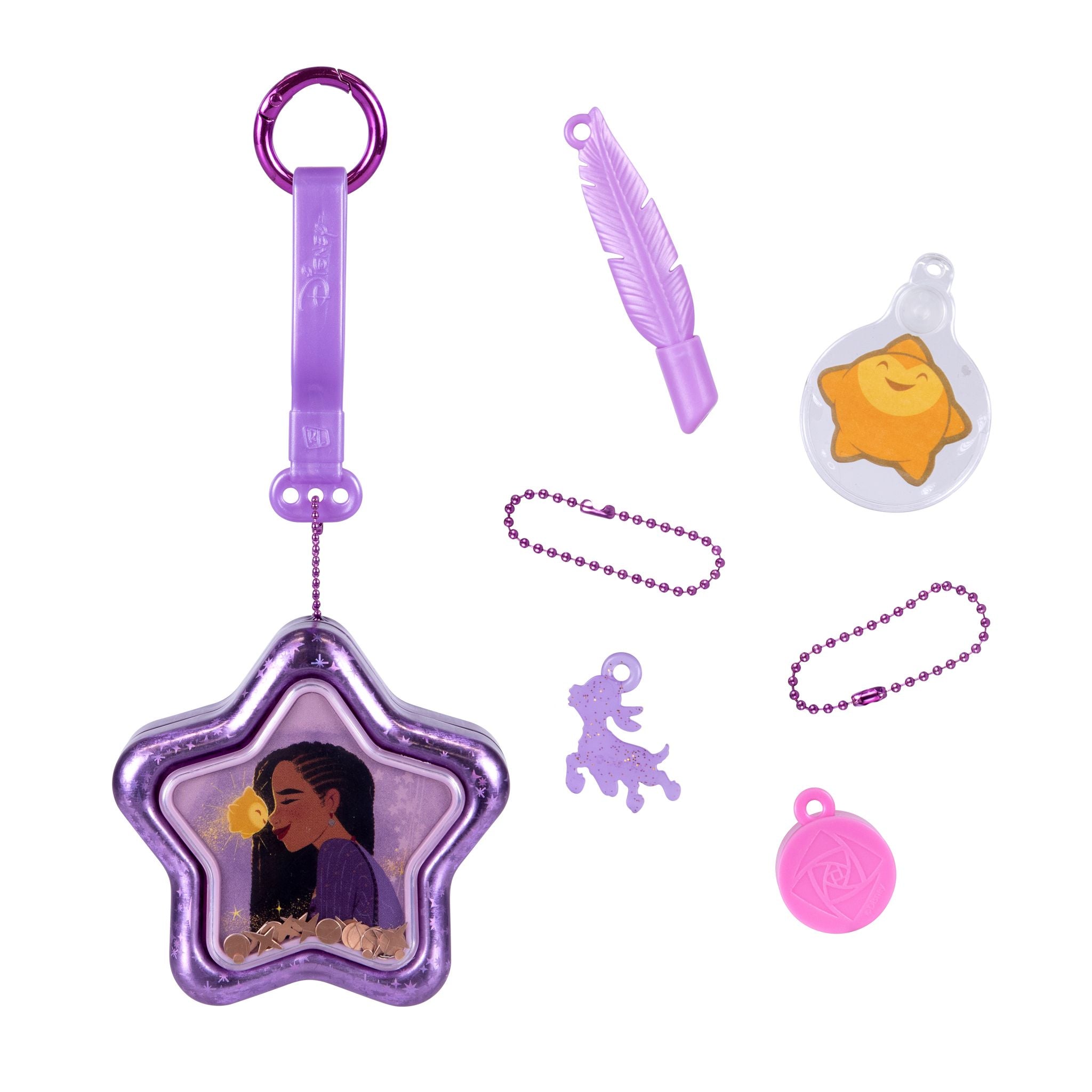 Disney Real Littles Series 7 Assorted Single - Pack Tiny Tins Keychain with Adorable Charms