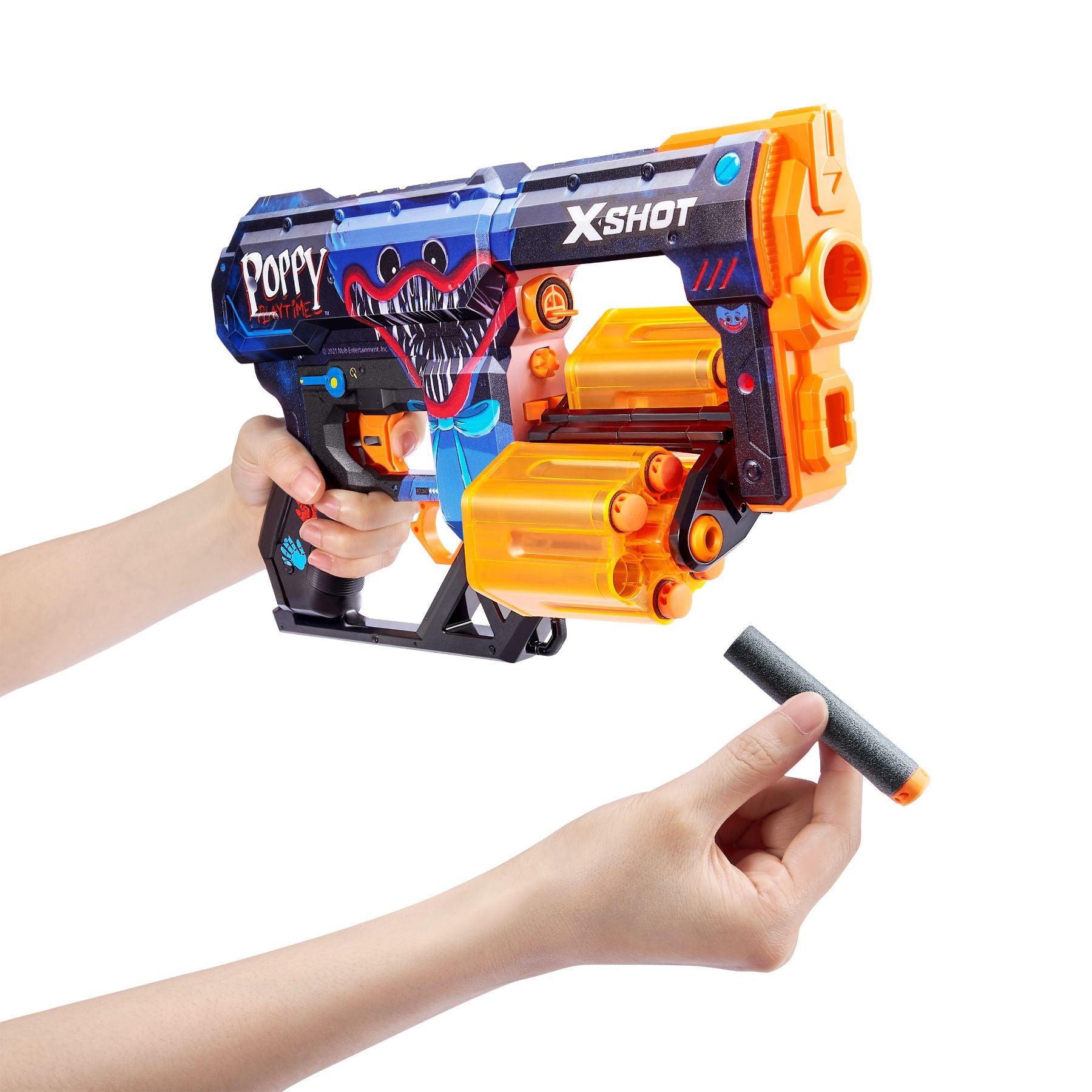 Hot Sale: ZURU X Shot Skins Dread with Poppy Playtime Jumpscare Toy Blaster