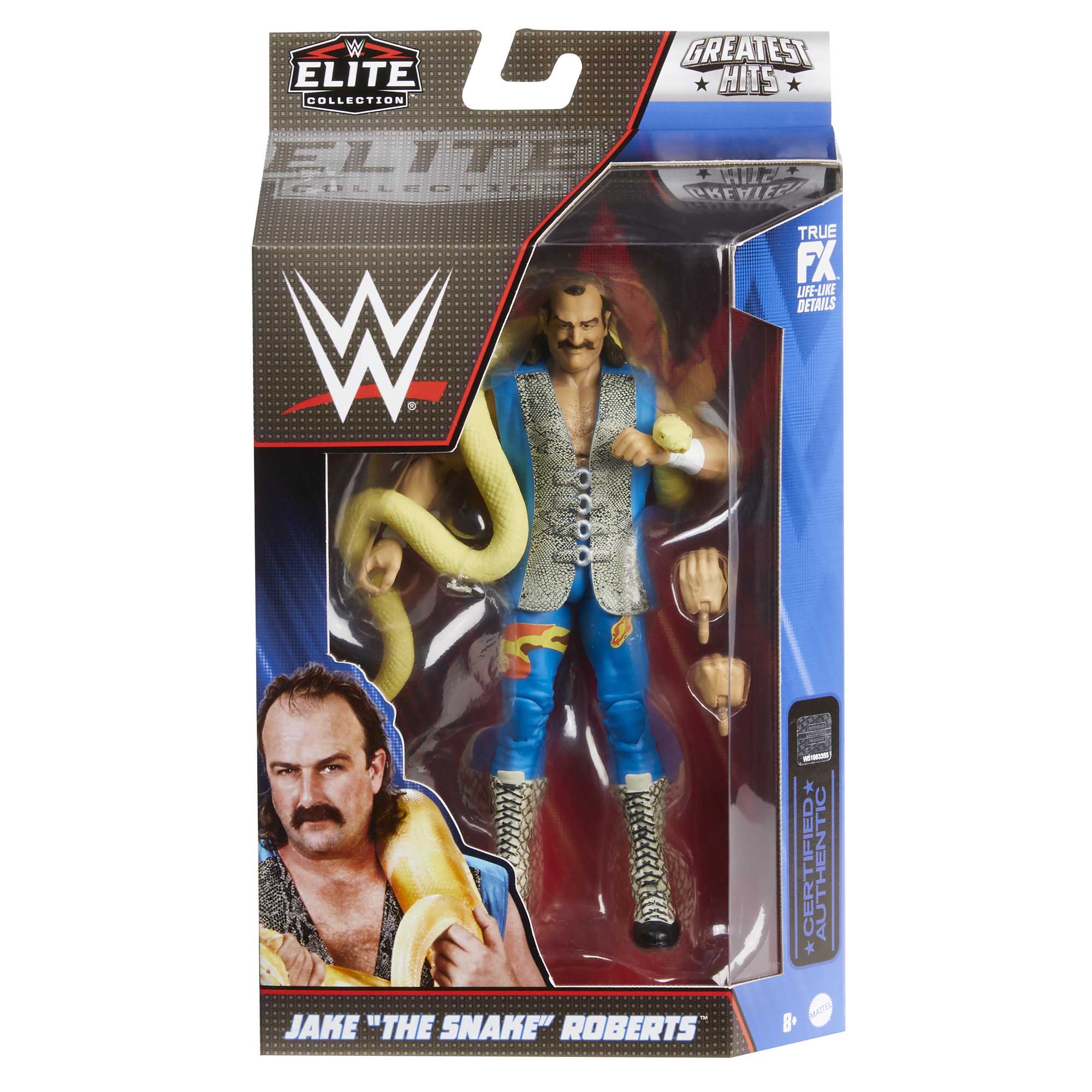 WWE Elite Collection Greatest Hits: 6 - Inch Jake The Snake Roberts Action Figure