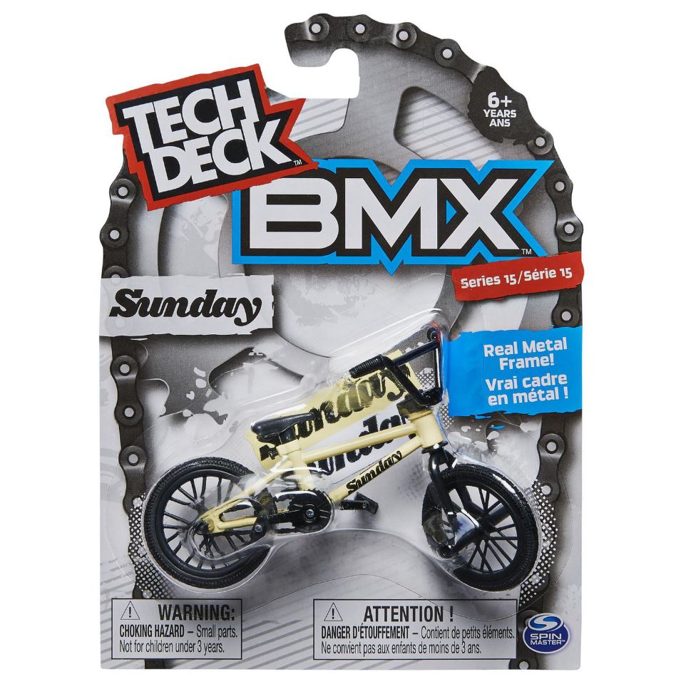 Hot Deal! Tech Deck Sunday Cream Single Miniature Replica BMX Bike for Kids and Collectors